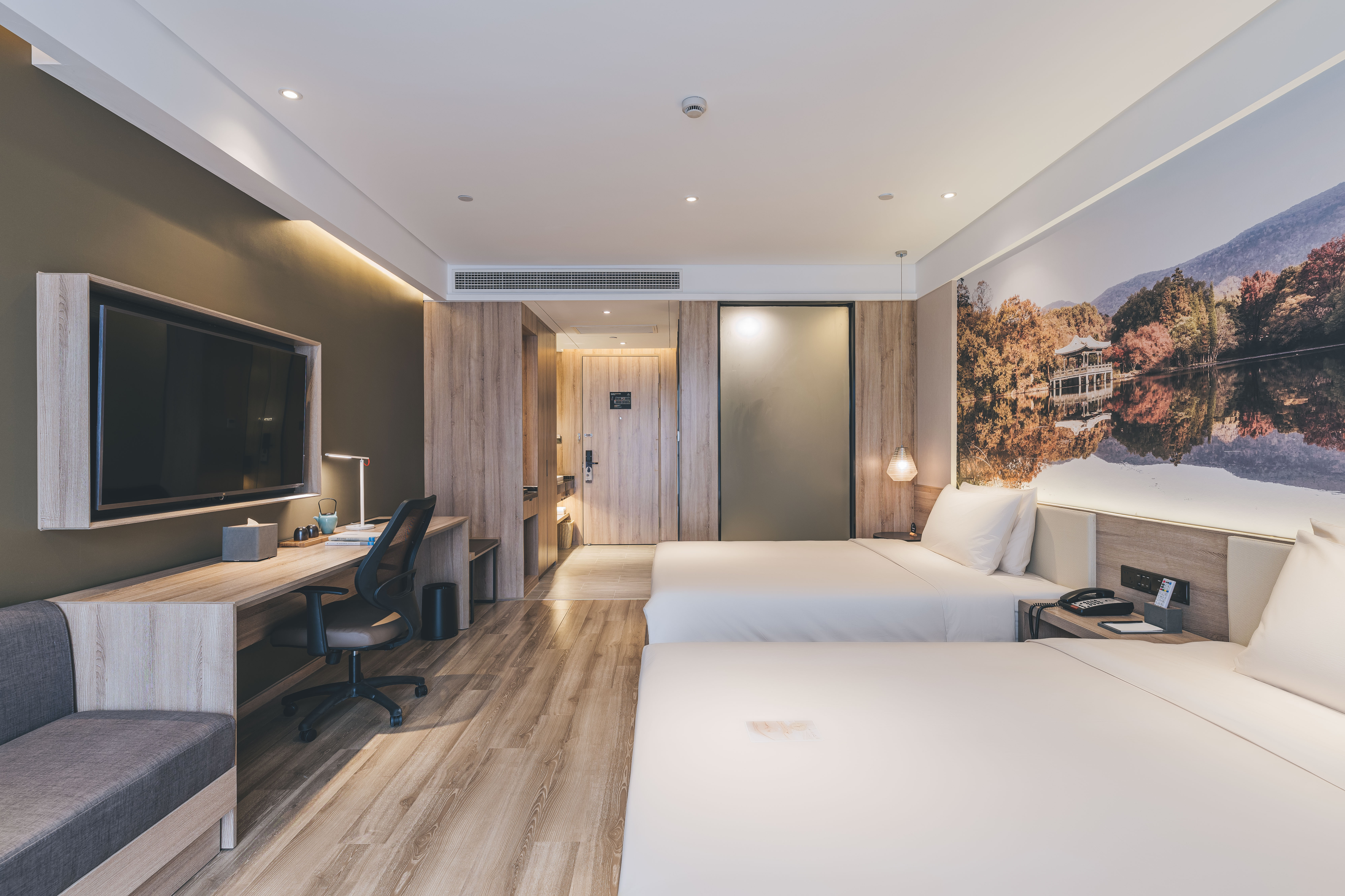 Atour Hotel (Xianlin Avenue, Jinma Road)高级双床房（普兰特床垫+亚朵记忆枕）