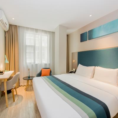 高級大床房 如家商旅飯店（杭州西湖湖濱銀泰步行街中心店）優惠