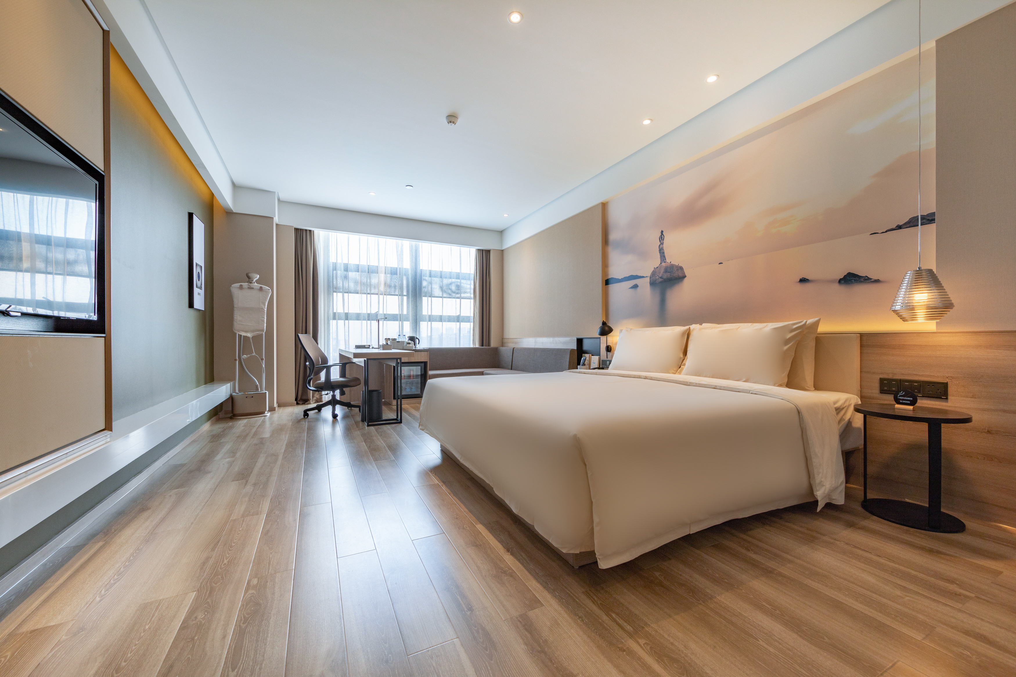 几木大床房（裸棉床品+迷你冰箱+深睡记忆枕）