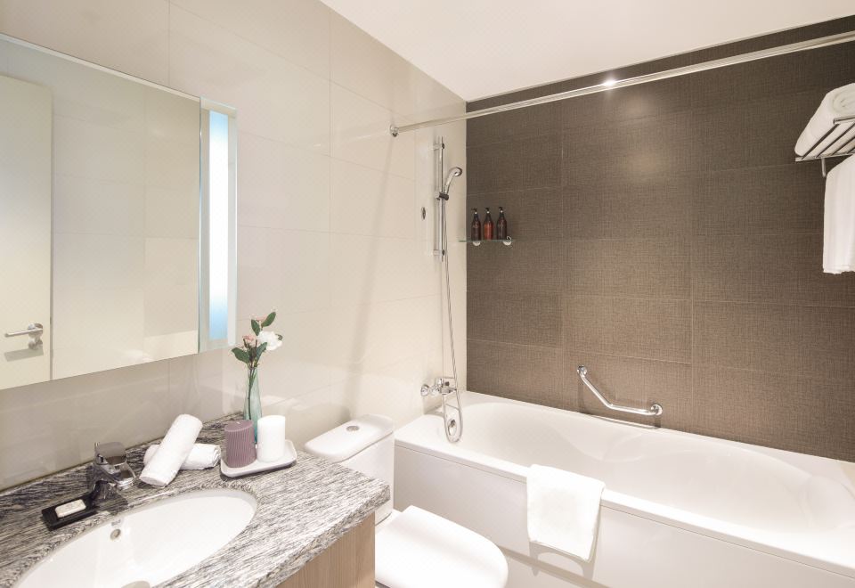 Sunshine City Tsuen Wan Hotel (Xi'an Hi-tech Dadu Dian Shop)Superior Twin Room (Cooking Allowed + With Tub)