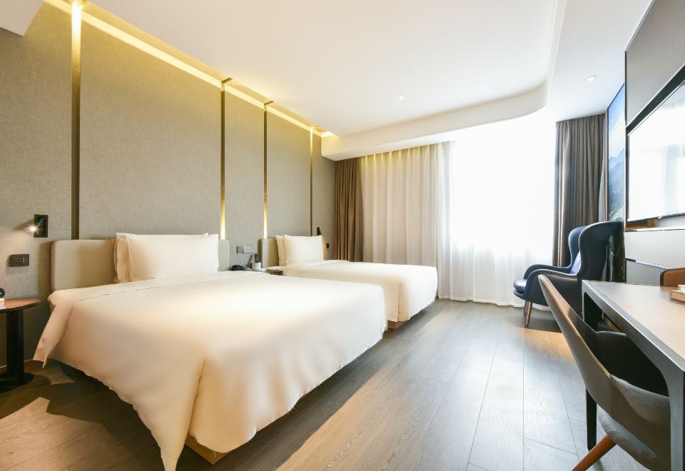 几木亲子双床房（可投屏+小冰箱）