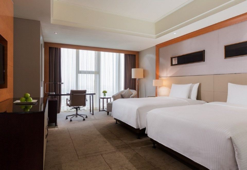 行政豪华双床房（乾湿分离浴室+吹风机）