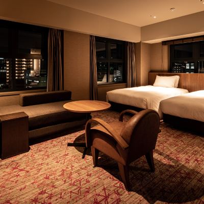 轉角雙床房-川佩特3 福岡基礎飯店優惠