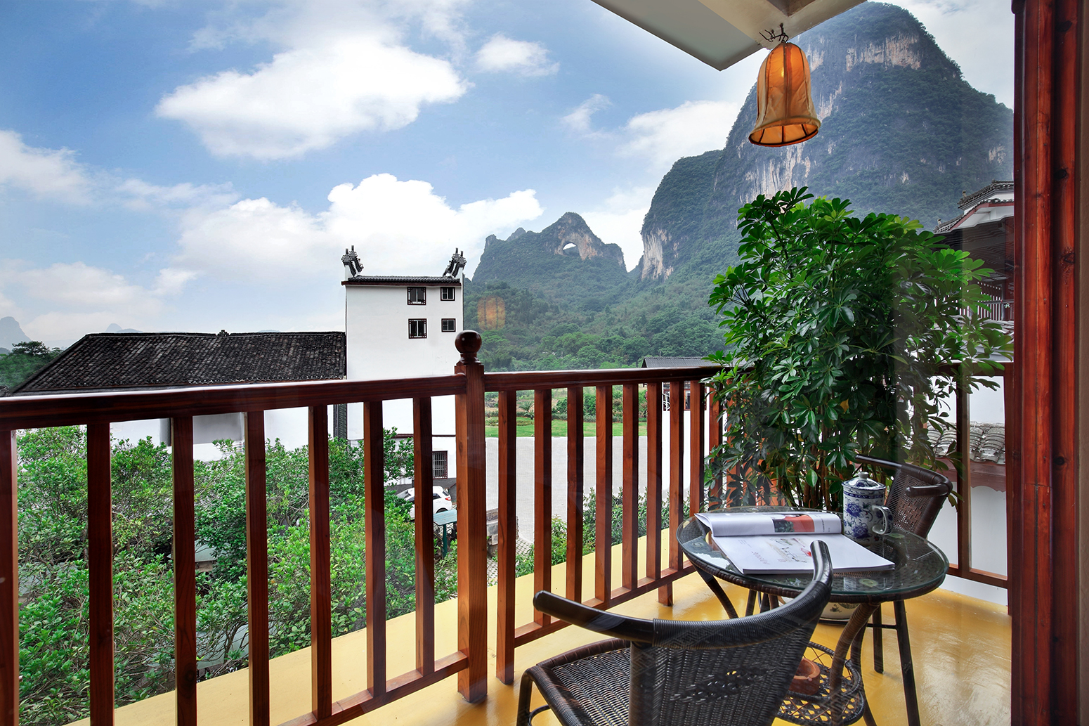 月亮山景阳台大床房（柚林围炉煮茶+私享柚子林+观景露台）