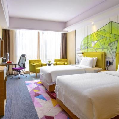 高級雙床房 西安大雁塔希爾頓歡朋飯店優惠