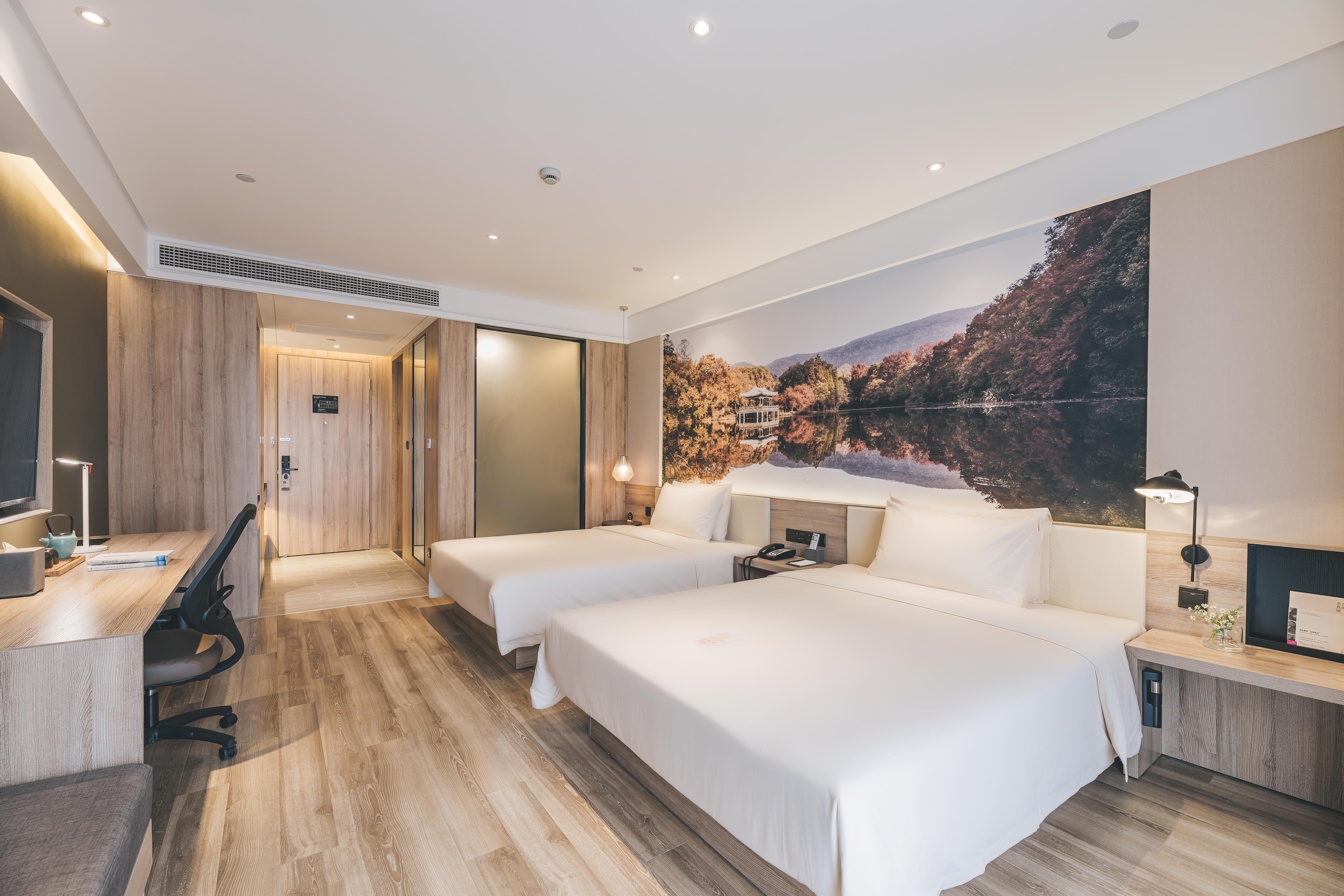 Atour Hotel (Xianlin Avenue, Jinma Road)高级双床房（普兰特床垫+亚朵记忆枕）