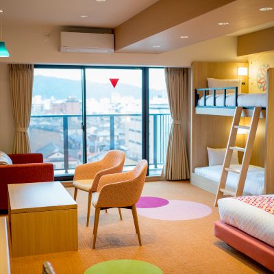 毬ルーム【2段ベッド1台、セミダブル２台、ソファベッド１台】 RESI STAY 西陣 クーポン