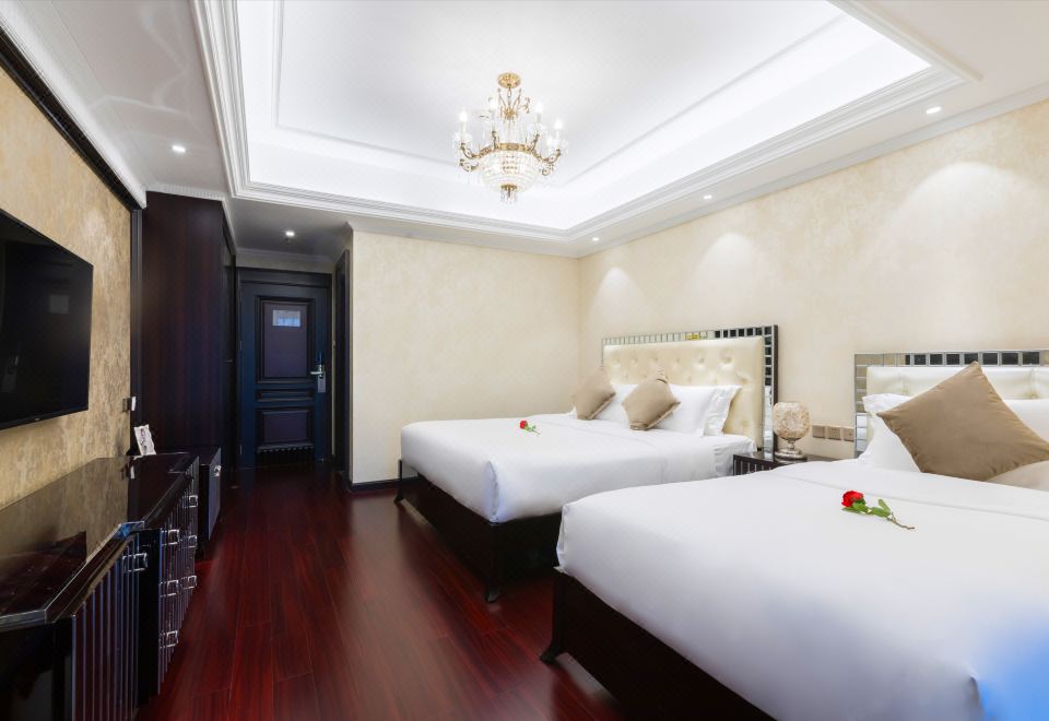 行政双床三人房（乳胶床垫+阳台+晾衣杆+小冰箱）