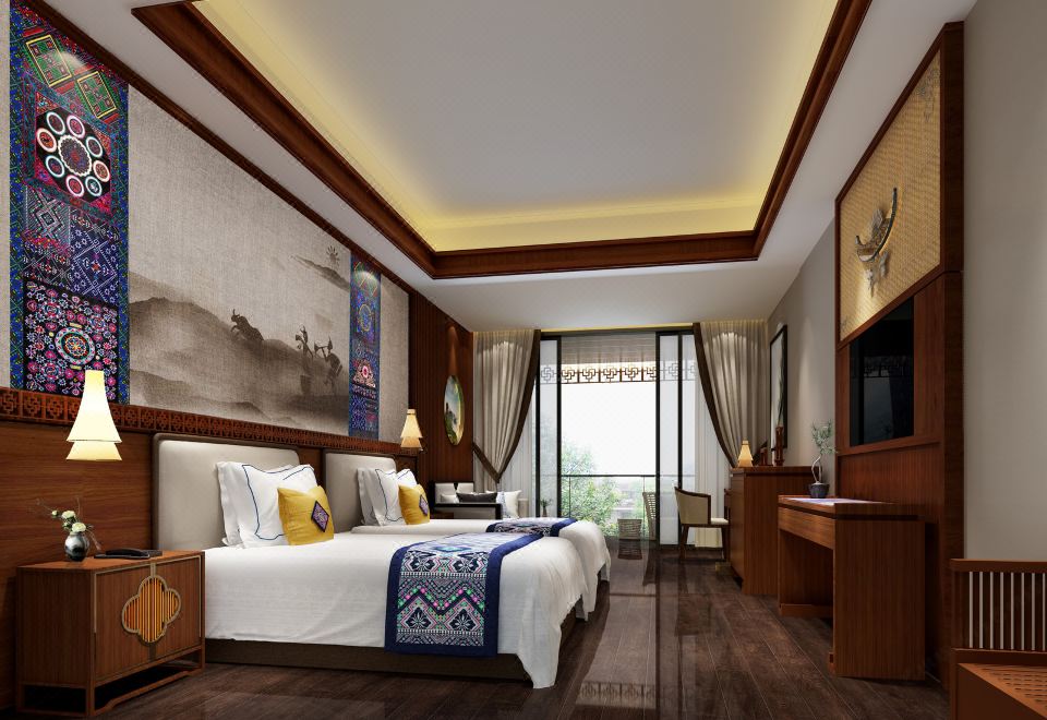 園林豪華地暖雙人間