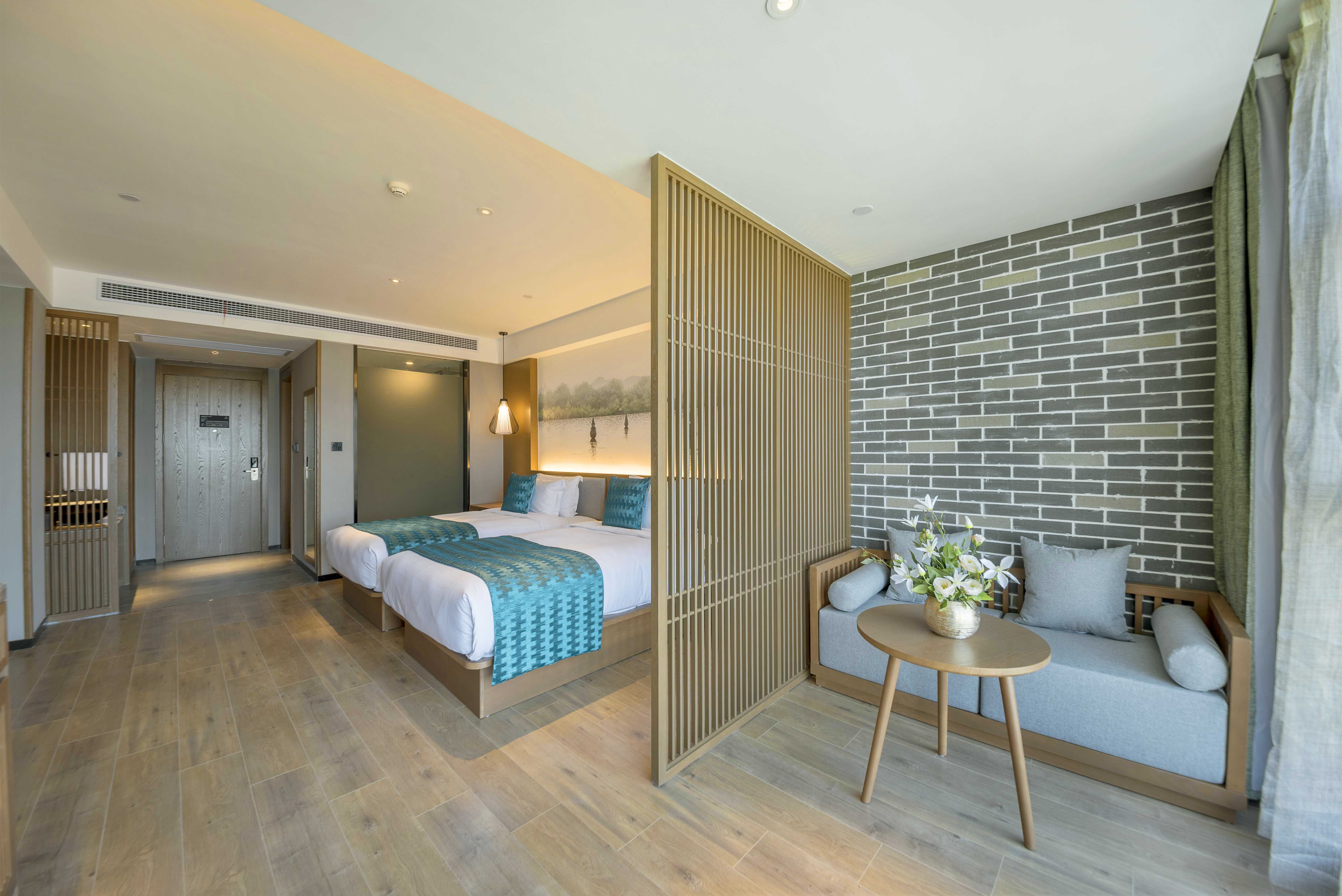 MEHOOD LESTIE Hotel (Hangzhou Xixi Wetland Science and Technology City)雅致双床房（慕思床垫+箭牌智能马桶）