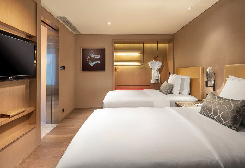 豪华海景家庭套房（观港珠澳大桥+观海浴缸+欧珑洗护）