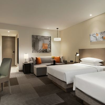 雙床房（帶梳化床） 上海天山廣場凱悅嘉軒飯店優惠