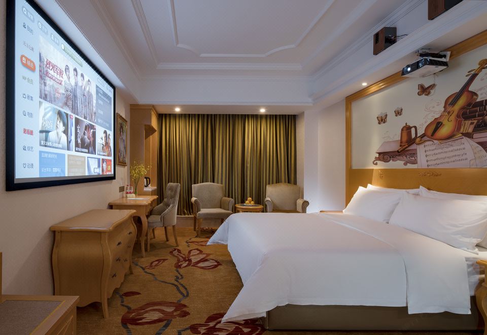 影音大床房+投影