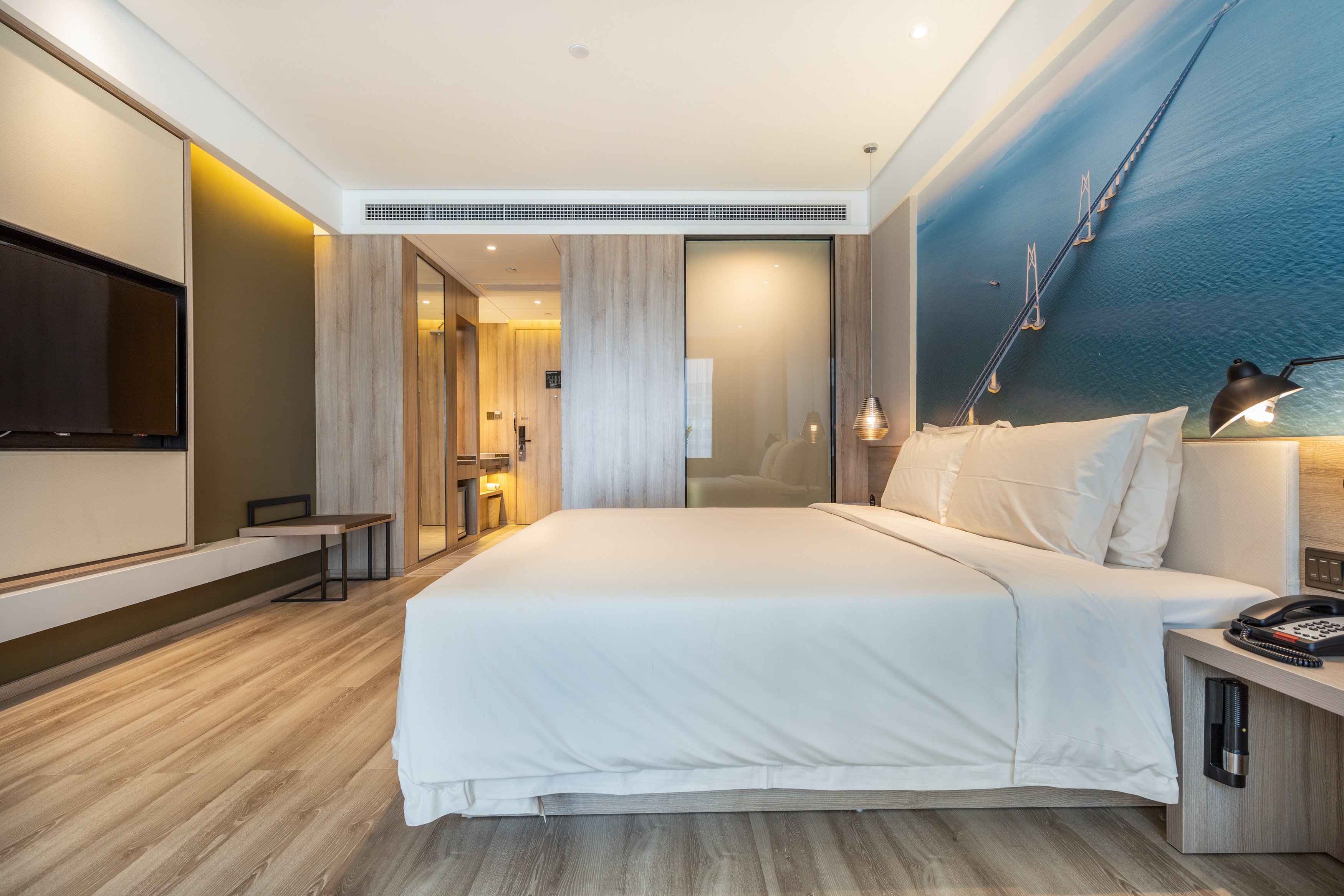 几木城景大床房（裸棉床品+胶囊coffee机+深睡记忆枕）