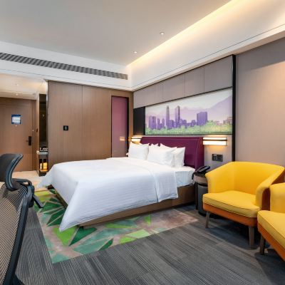 舒適大床房 東莞麻湧希爾頓歡朋飯店優惠