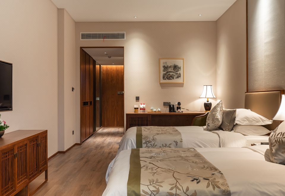 民国风街景双床房