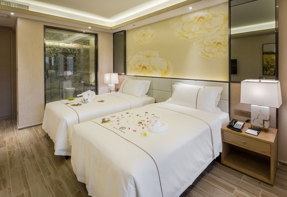 Yuetianxia Hot Spring HotelCourtyard Hot Spring Three Bedroom Villa