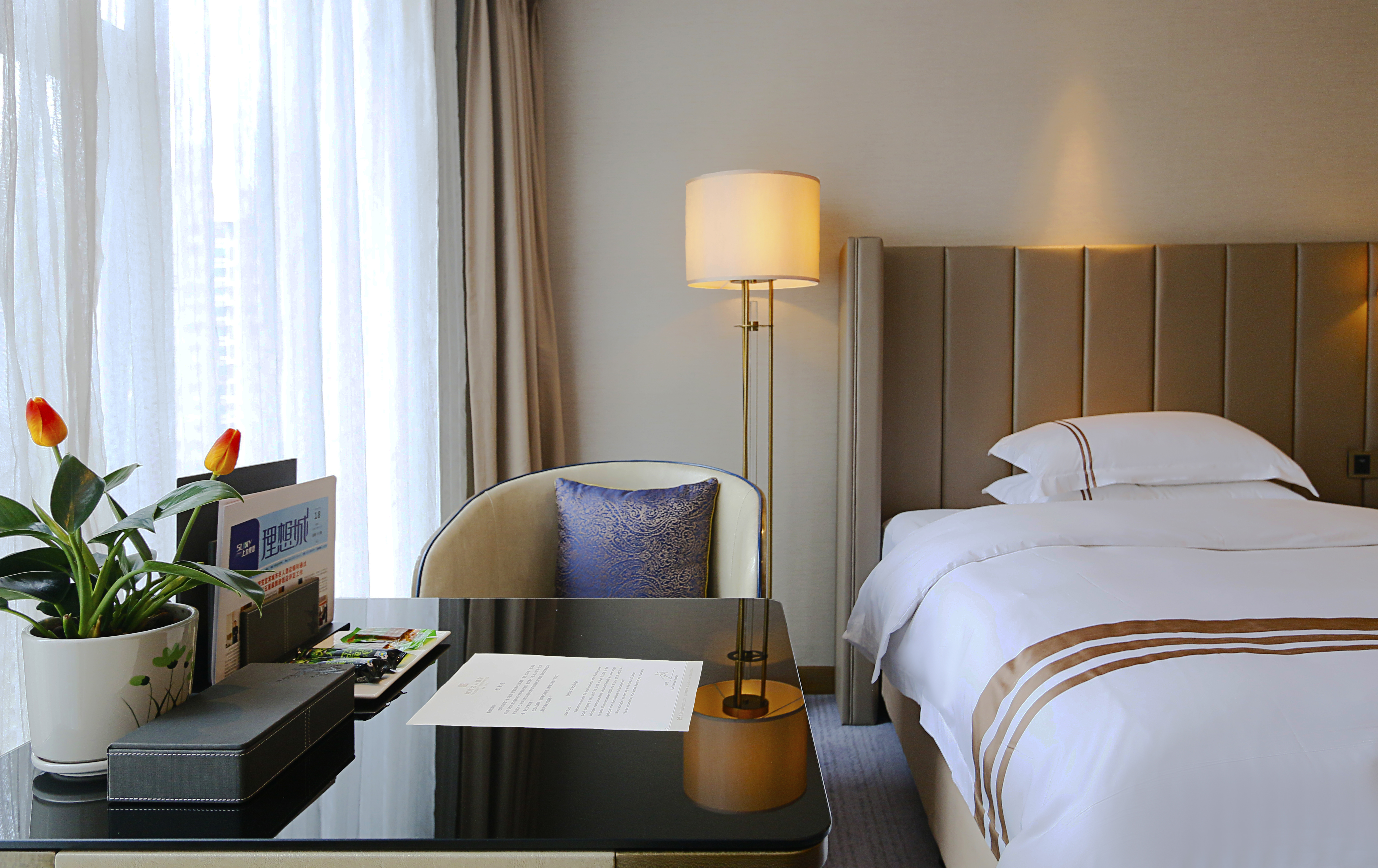 行政城景双床房