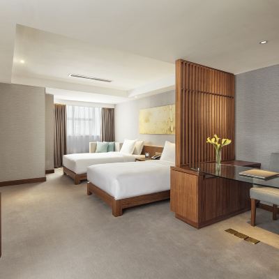 豪華雙床房-城市景觀 無錫德根飯店優惠