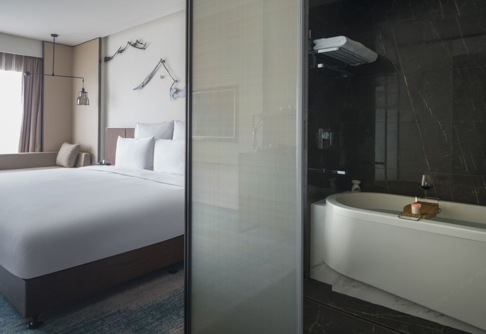 高级园景大床房