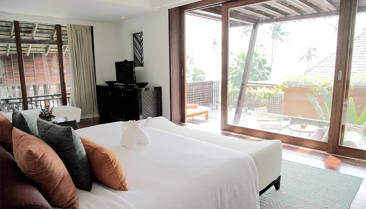 ห้องสวีทดีลักซ์สระว่ายน้ำ ห้ามสูบบุหรี่