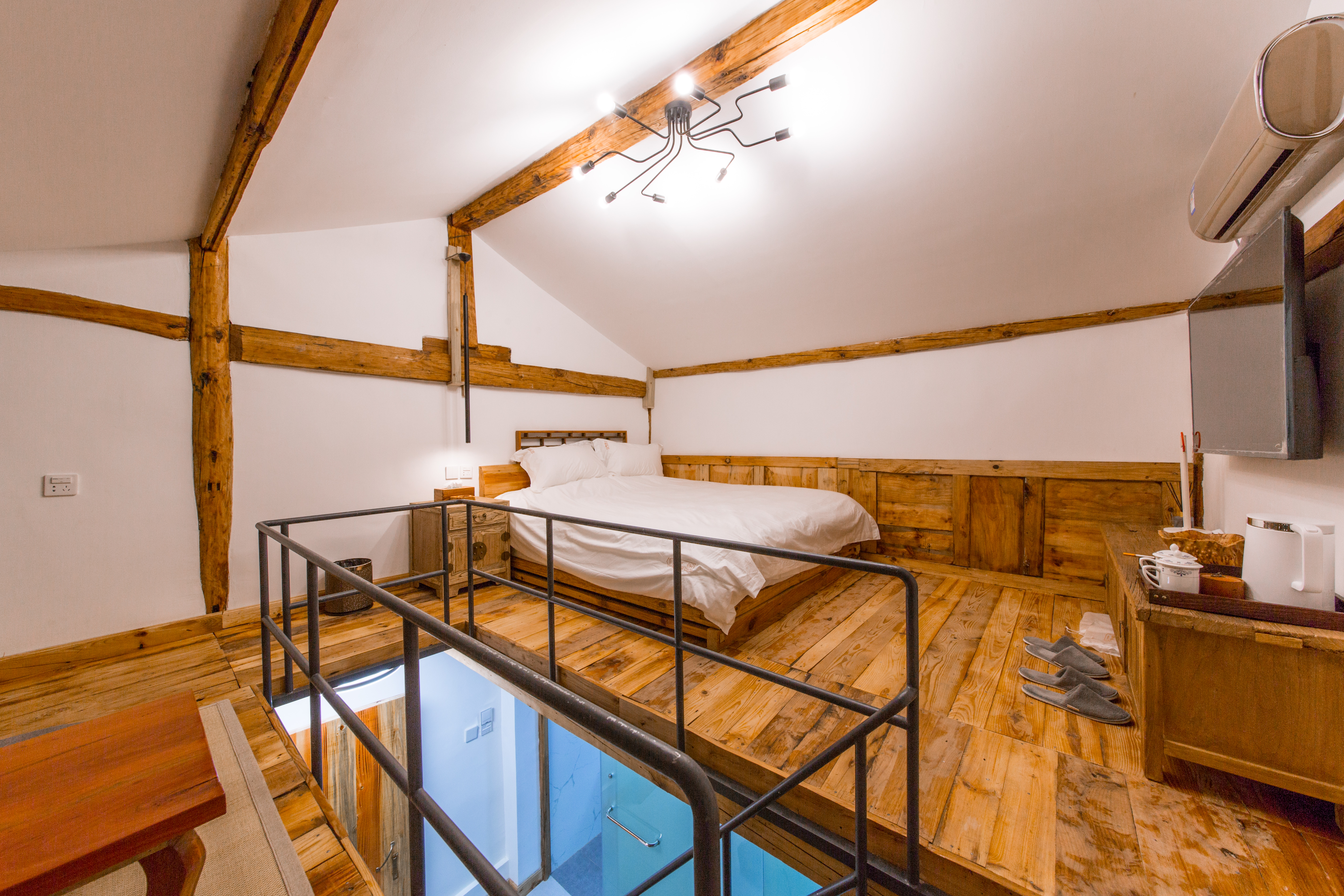 春风·园景复式大床房+180°观景+中式古风