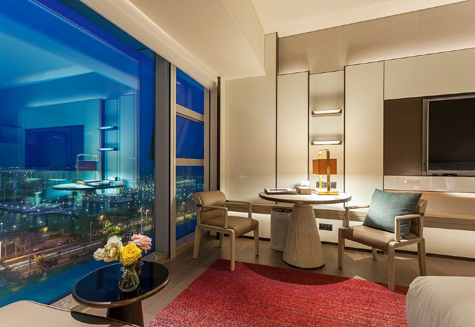 商务海景双床房（180度全落地窗看海景日出）