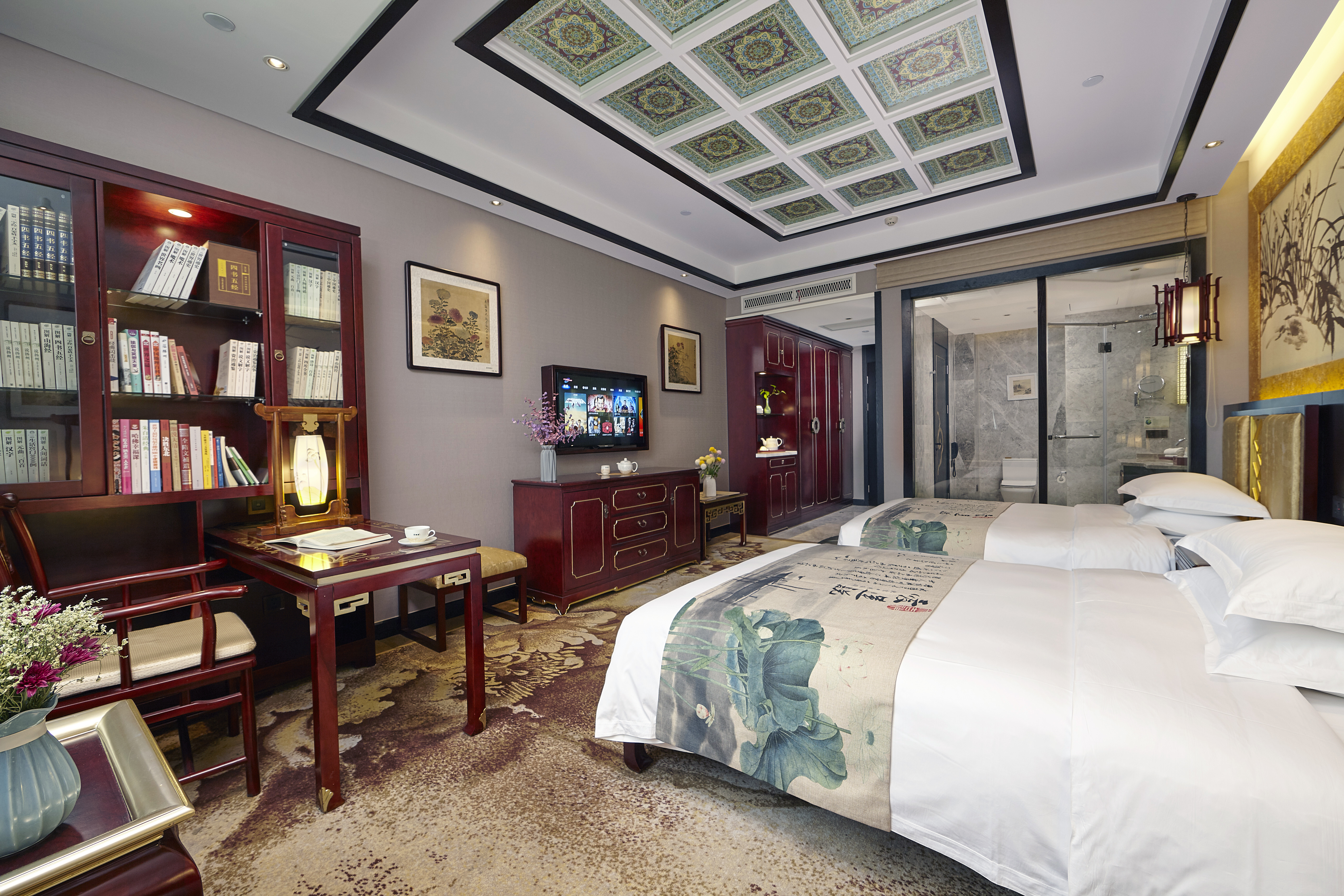 江潮连海豪华双床房