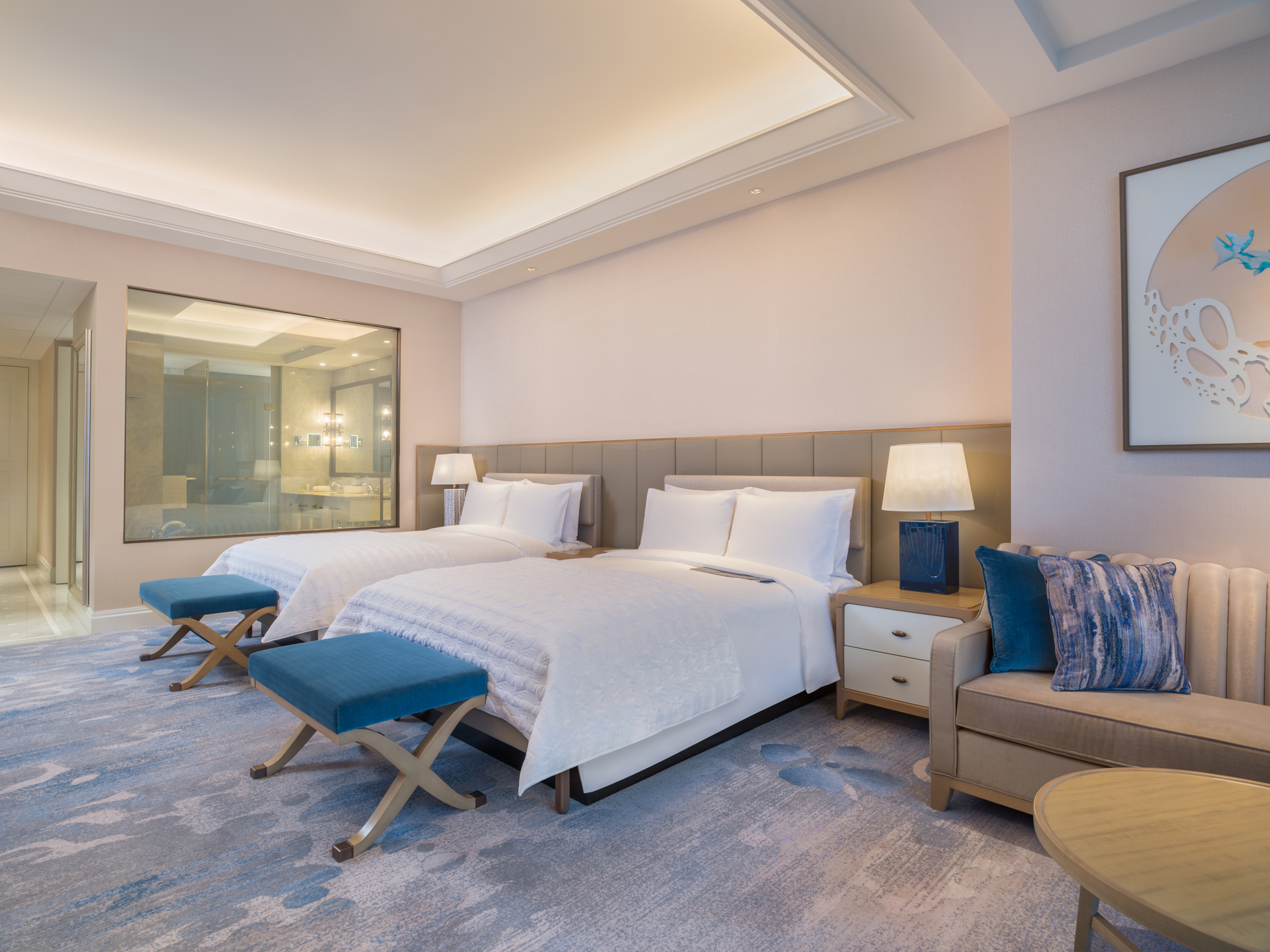 高空俱樂部180度全湖景雙床房