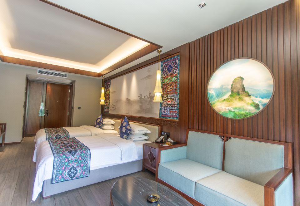 Mountain Fanjing Qixi Resort Deluxe Room - Double Occupancy, Garden-View (Floor Heating)