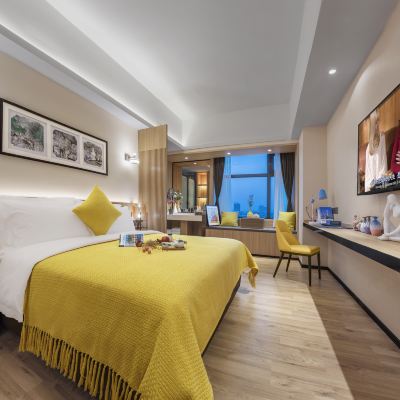 商務大床房 | 180度觀景飄窗·深睡床墊·浴袍+熨燙設備 瑞濤酒店（佛山順德清暉園店）優惠