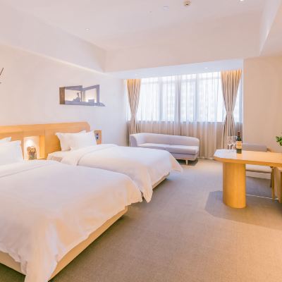 零壓豪華雙床房 （舒適床品+舒適沙發） 喜悦門酒店（佛山樂從傢俱城店）優惠