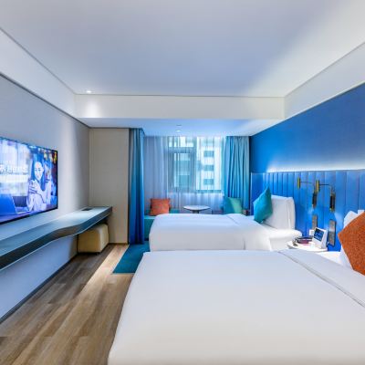 心享豪華標準房[智能語音+小冰箱+55寸投屏電視] 蘇州觀前街漫心飯店優惠