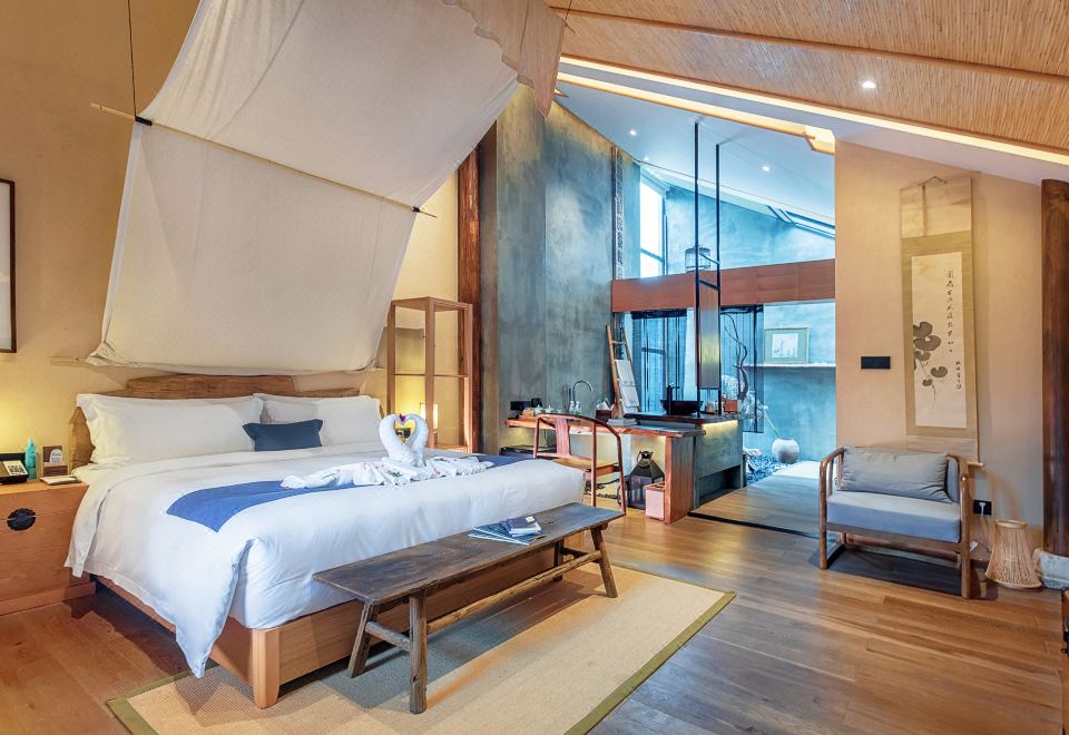 Xinyue Hot Spring Holiday HotelBixia Fairy Terrace Suite