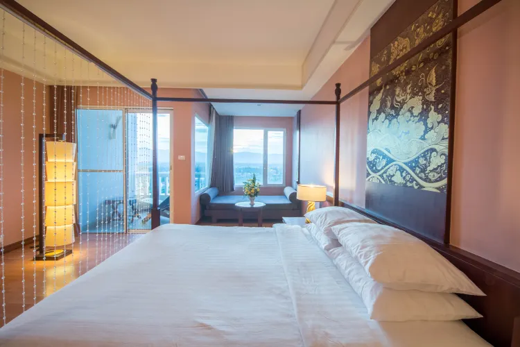 ห้องจูเนียร์พร้อมวิวภูเขา (เครื่องปรับอากาศ, อ่างน้ำ)