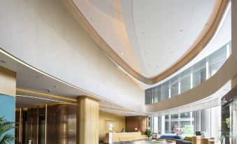 The lobby at Hotel Le Plaza Kuala Lumpur is modern and stylish at Holiday Inn Express Hangzhou East Station