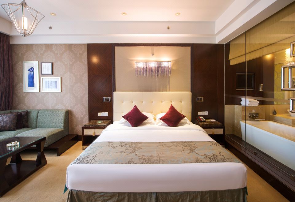 3號樓?果嶺大床房【坐臥沙發+舒適睡眠+負氧離子】