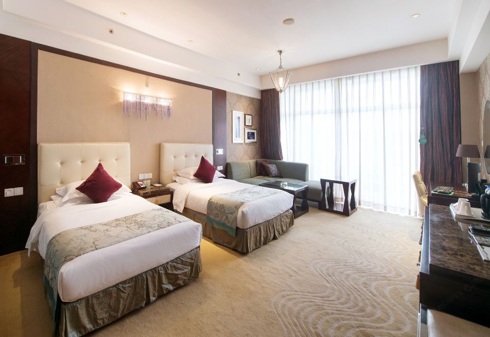 3號樓?果嶺雙床房【坐臥沙發+舒適睡眠+負氧離子】