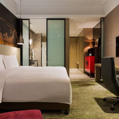 高級豪華大床房 江門富力萬達嘉華酒店優惠