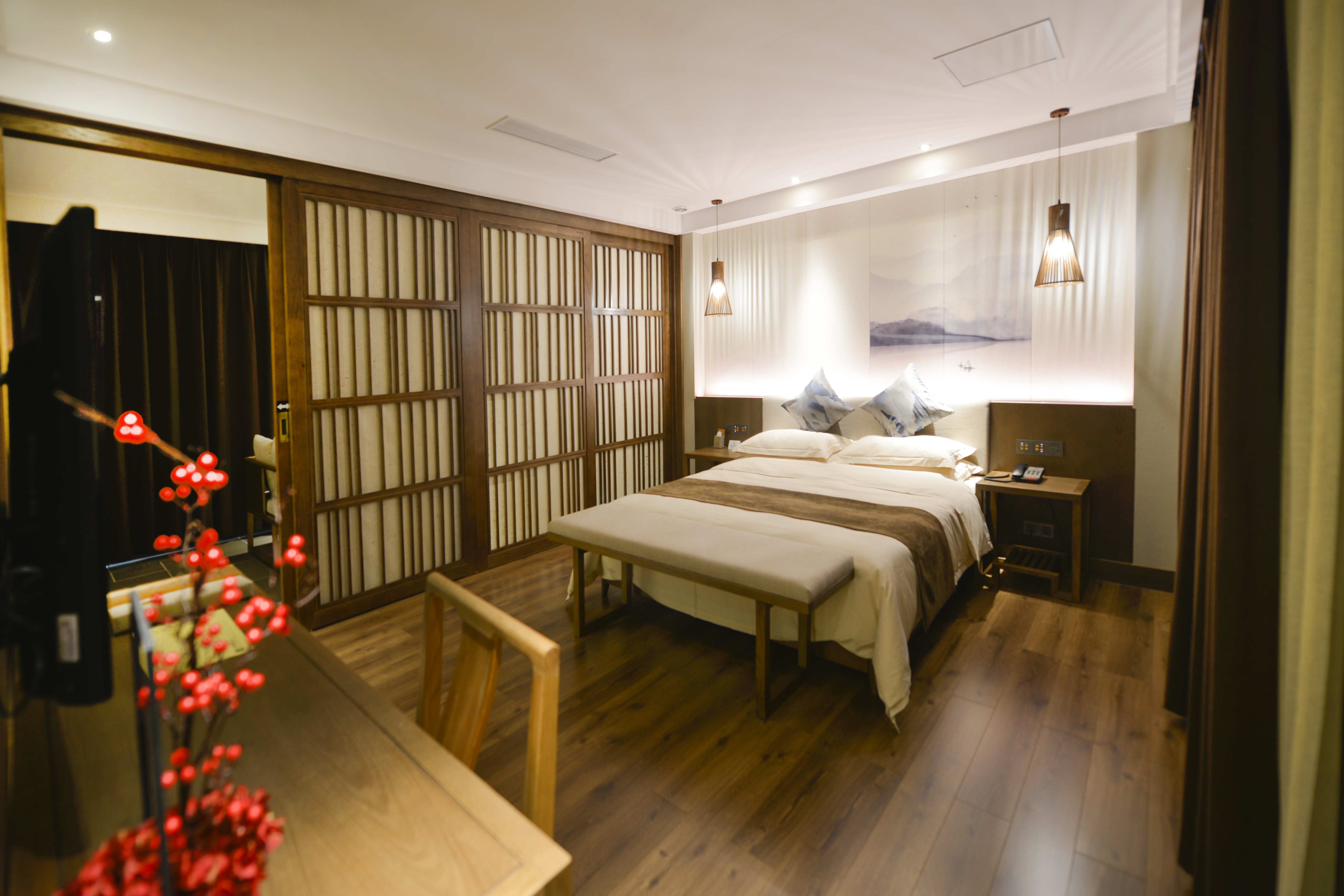 Chanyu Jingshe Hotel庭院套房