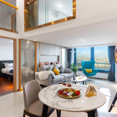 江景四居室複式套房 珠光星御國際公寓（廣州沙麵店）優惠