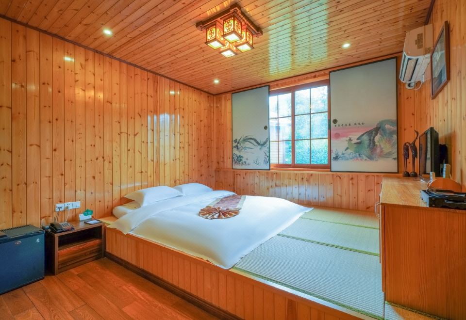 和风木屋【温泉入户+国粹麻将+宠物友好+私泡池】