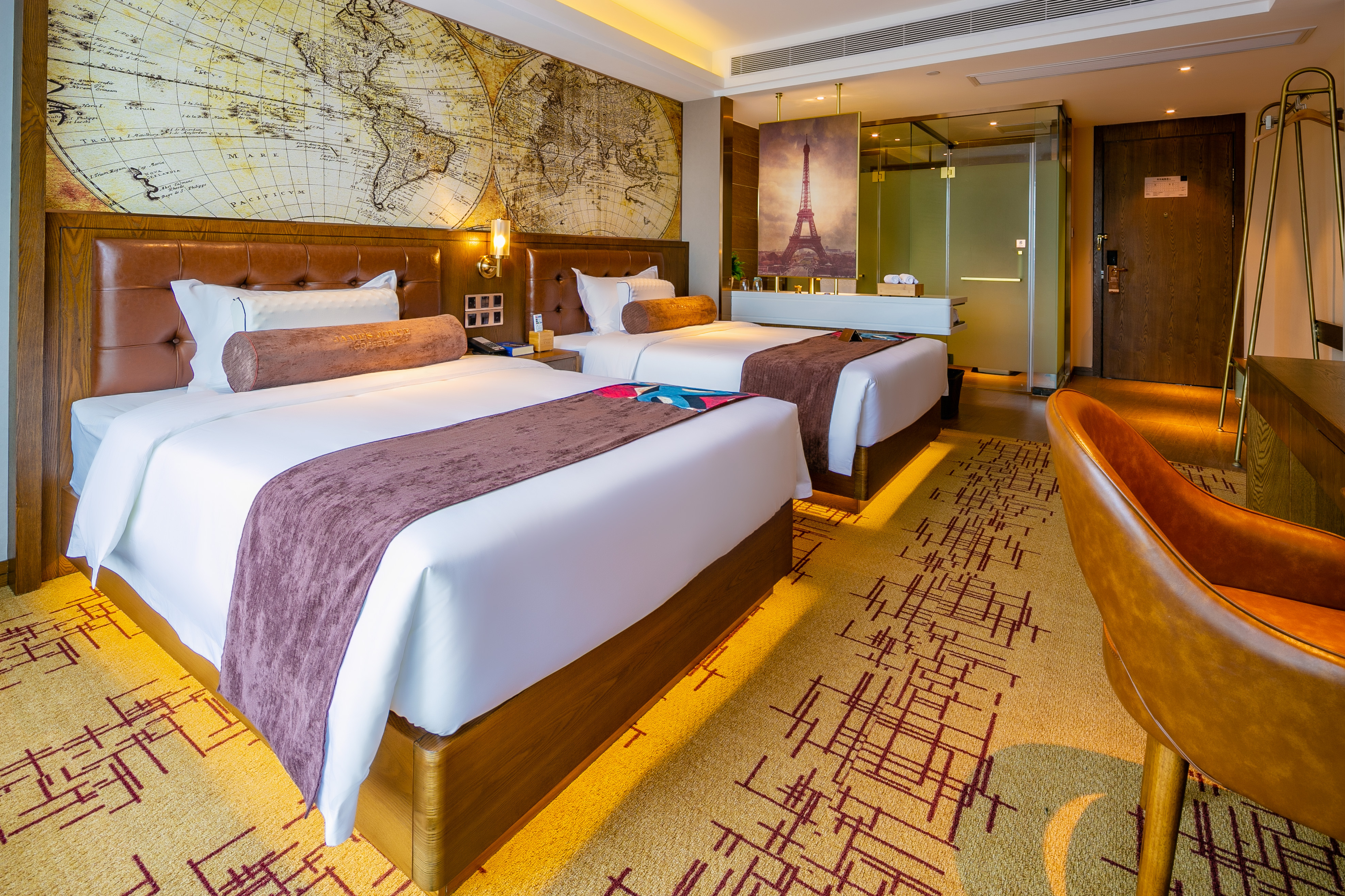 JAMES JOYCE COFFETEL啡凡双床房（舒适床垫+落地窗）