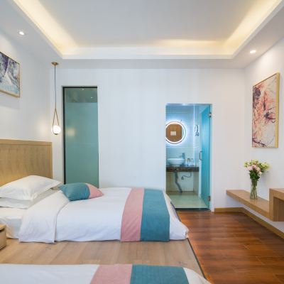 奢語榻榻米雙床房（乾濕分離+電暖器） 麗江水月花神·大水車設計師飯店優惠