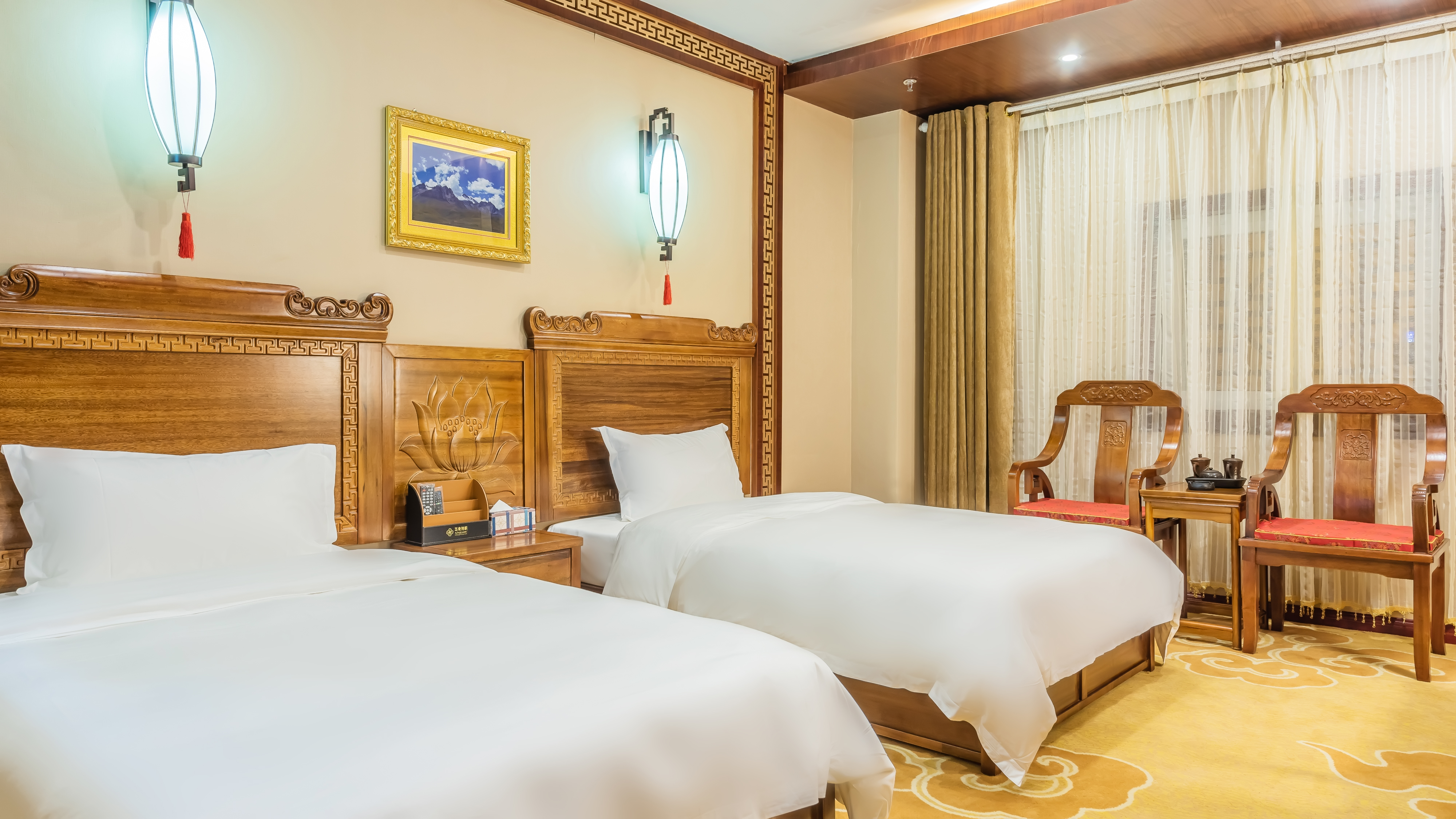 神韵豪华双床房（空调+供氧）