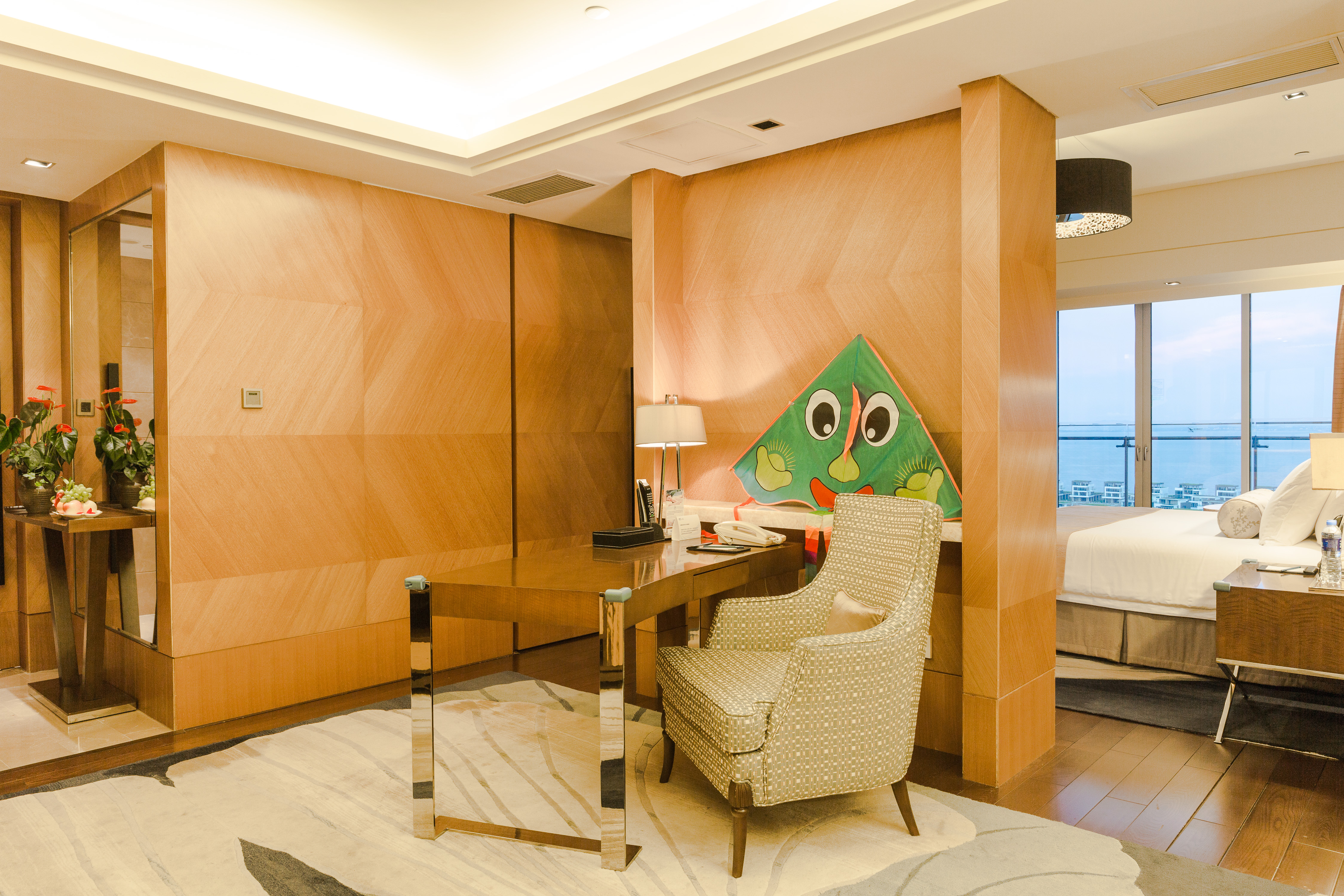 豪华海景家庭套房（180°海景，带阳台）