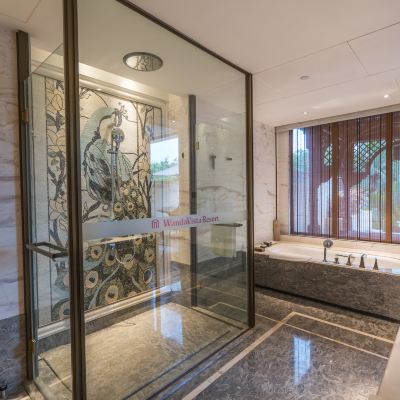 露台豪華大床泳池別墅 西雙版納稷澤萬達文華度假酒店優惠