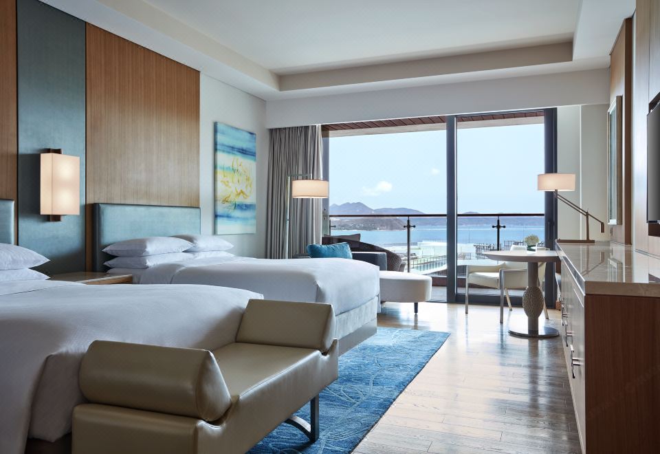 观海家庭双卧联通套房