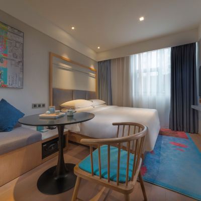 CityNote丨希諾大床房【零圧床墊+迷你冰箱】 CityNote希諾飯店（廣州上下九步行街十三行店）優惠