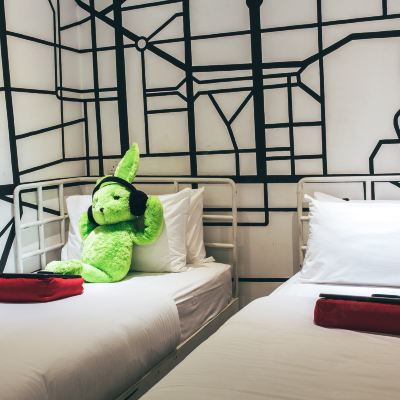 Dash Twin Room No Window Kupon Dash Box Hotel Cyberjaya